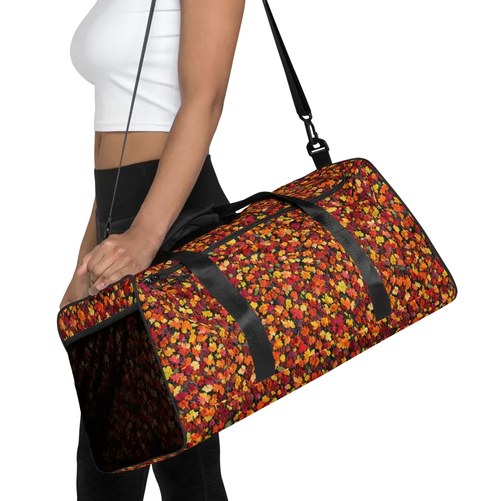 Maple Inferno on Duffle Bag — Front
