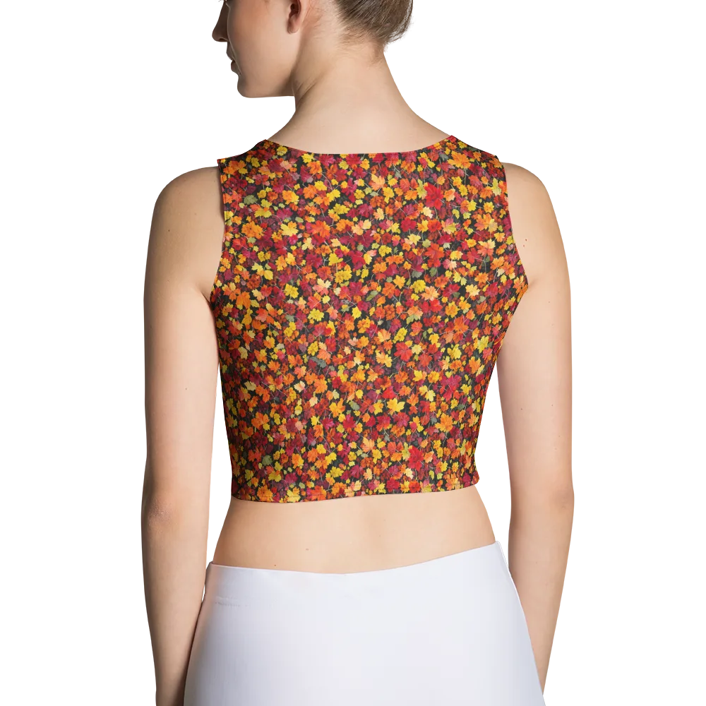 Maple Inferno on Crop Top — Back