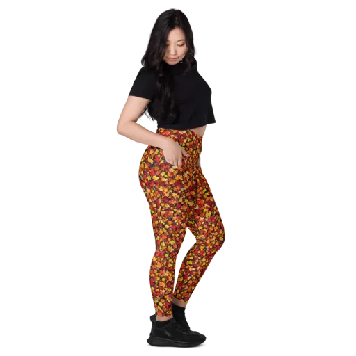 Maple Inferno on a Leggings with Pockets