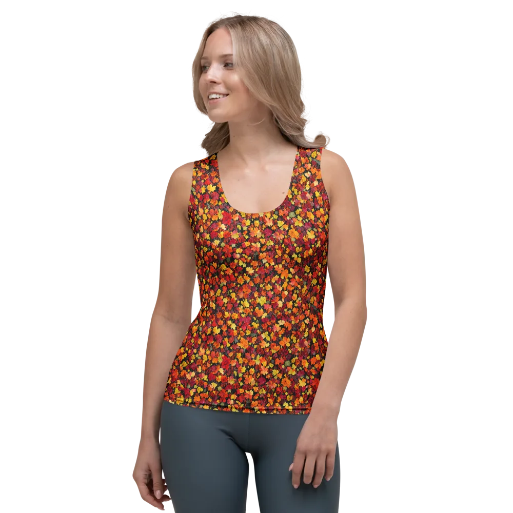 Maple Inferno on Women's Tank Top — Front