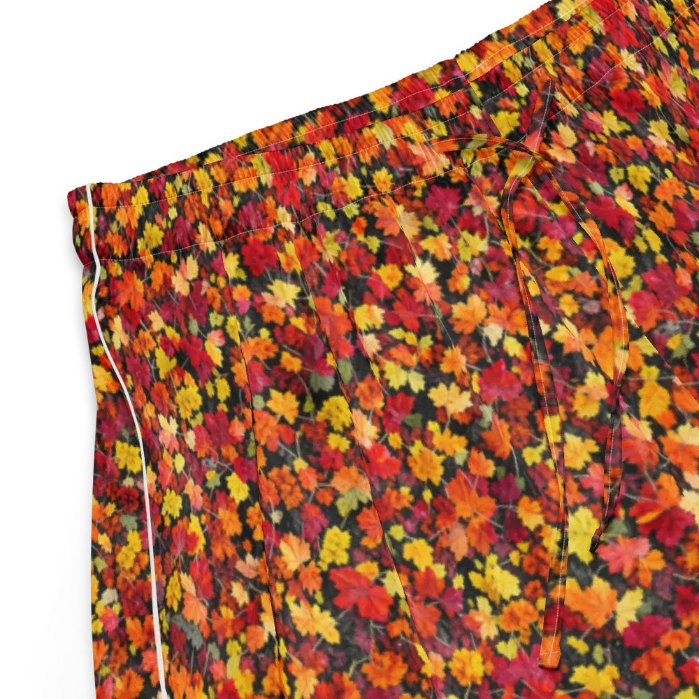 Maple Inferno on Women's Pajama Shorts — Product details