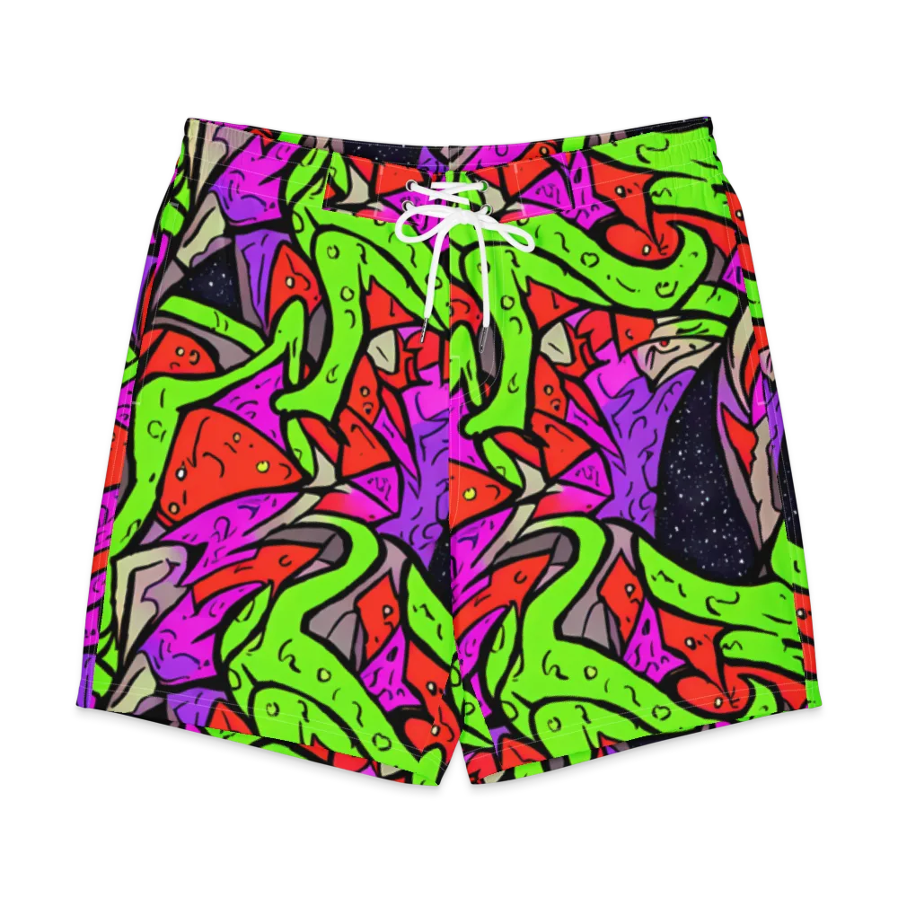 Luminous Depths on Men's Board Shorts — Front