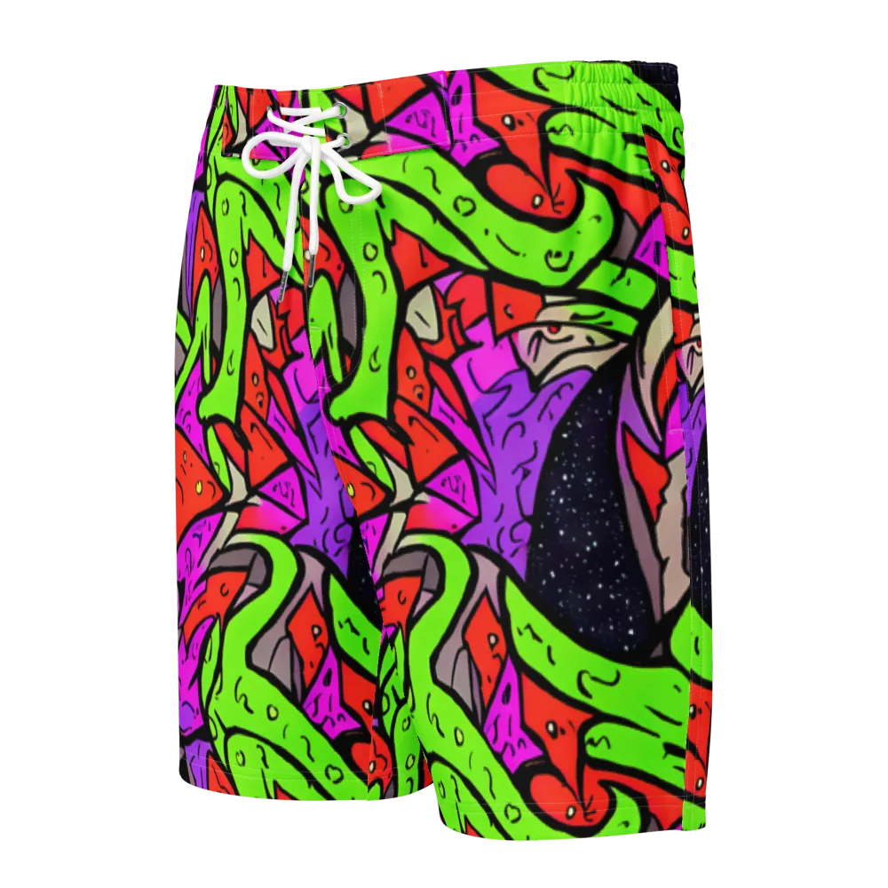 Luminous Depths on Men's Board Shorts — Front