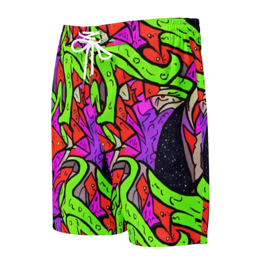 Luminous Depths on a Men's Board Shorts