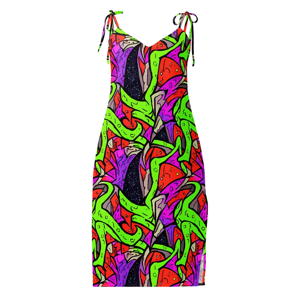 Luminous Depths on Slip Dress — Front