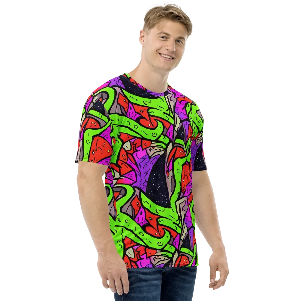 Luminous Depths on Men's Crew Neck T-Shirt — Right