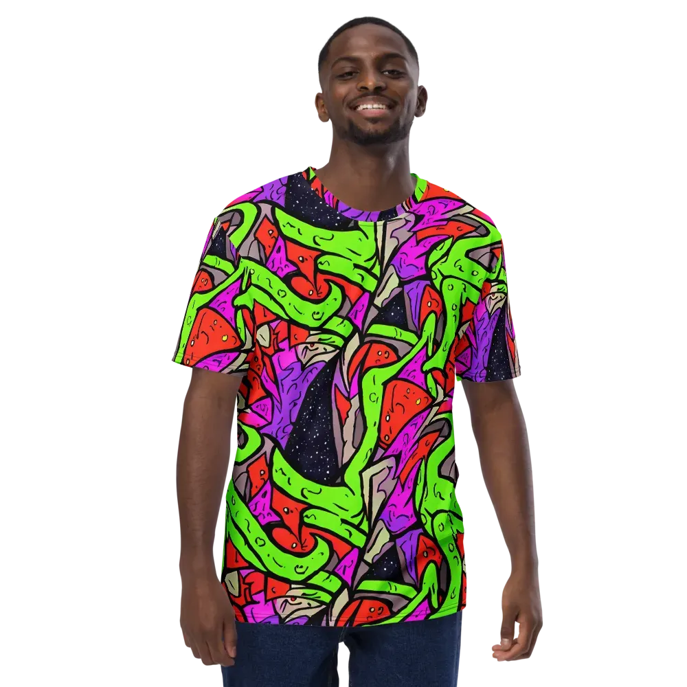 Luminous Depths on Men's Crew Neck T-Shirt — Front