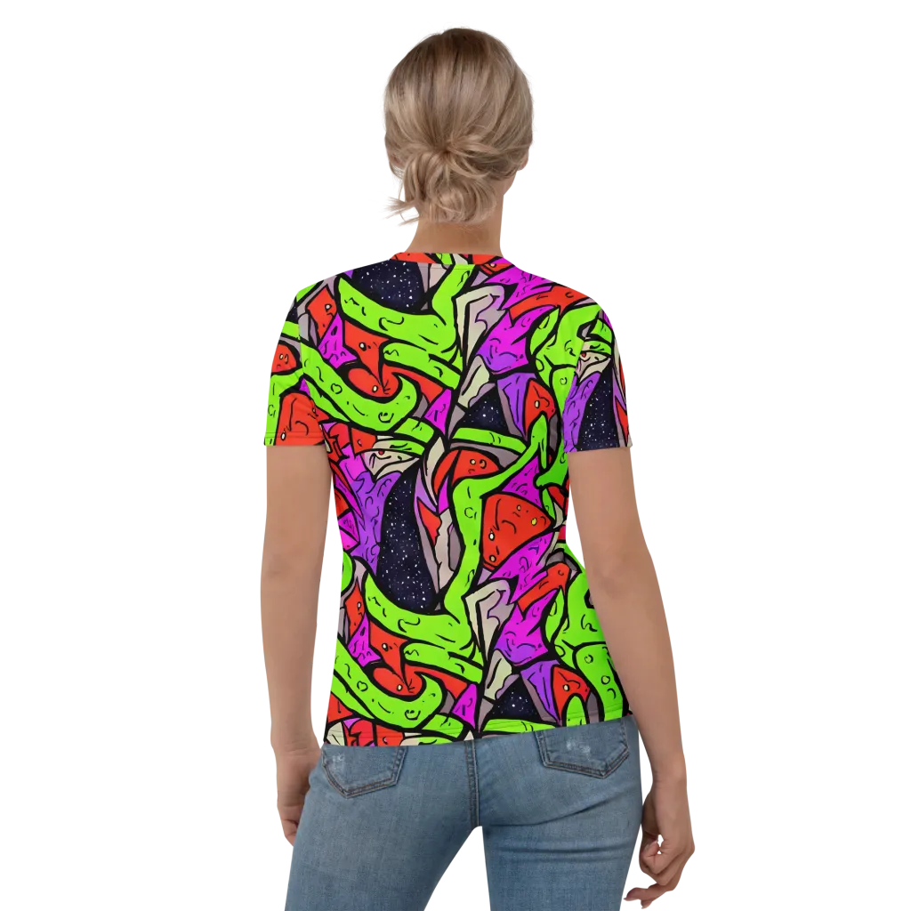 Luminous Depths on Women's Crew Neck T-Shirt — Back