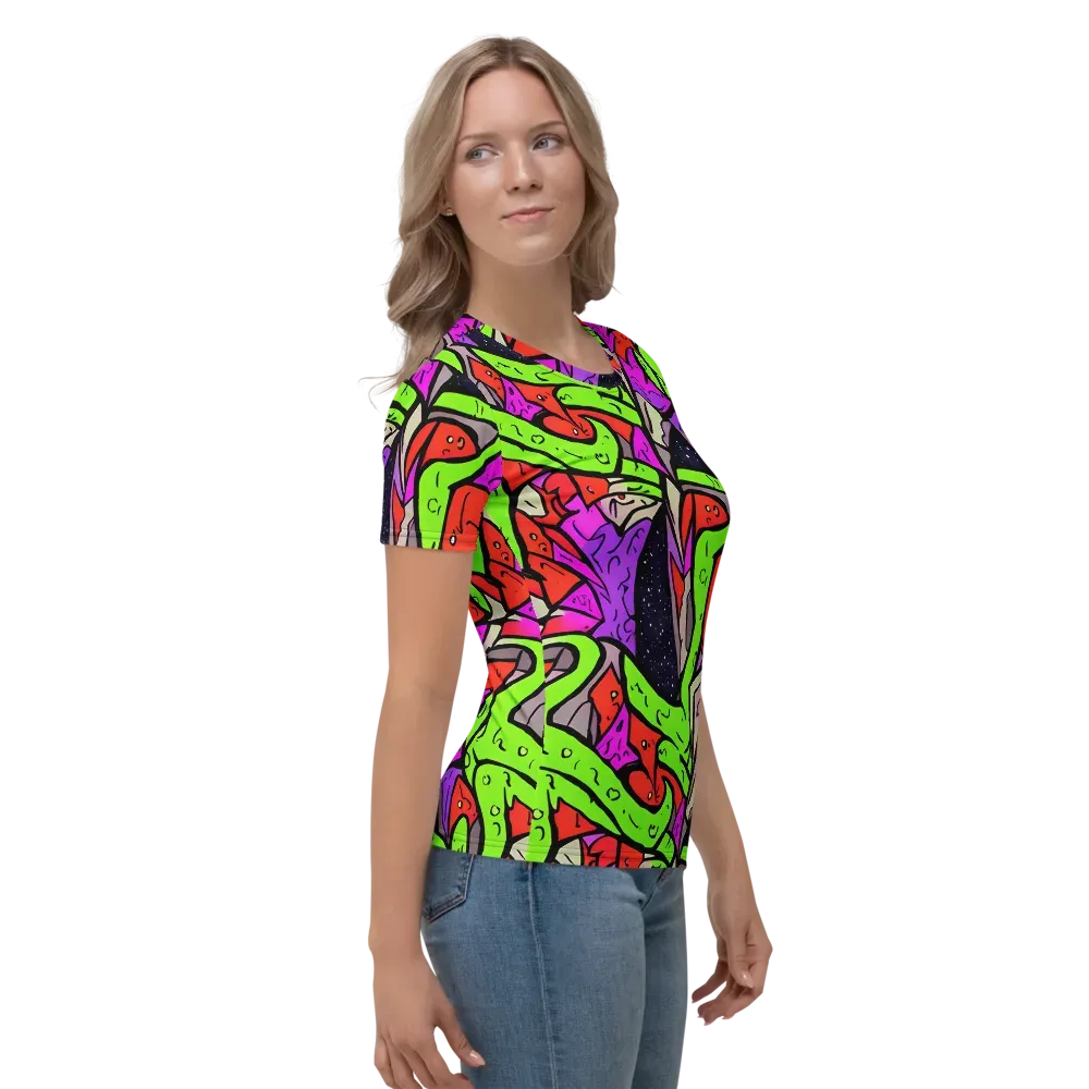 Luminous Depths on Women's Crew Neck T-Shirt — Right