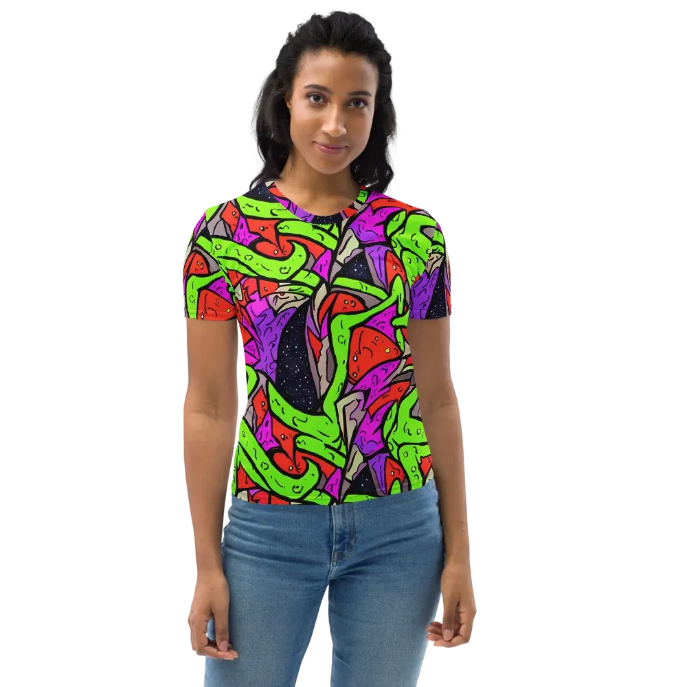 Luminous Depths on Women's Crew Neck T-Shirt — Front