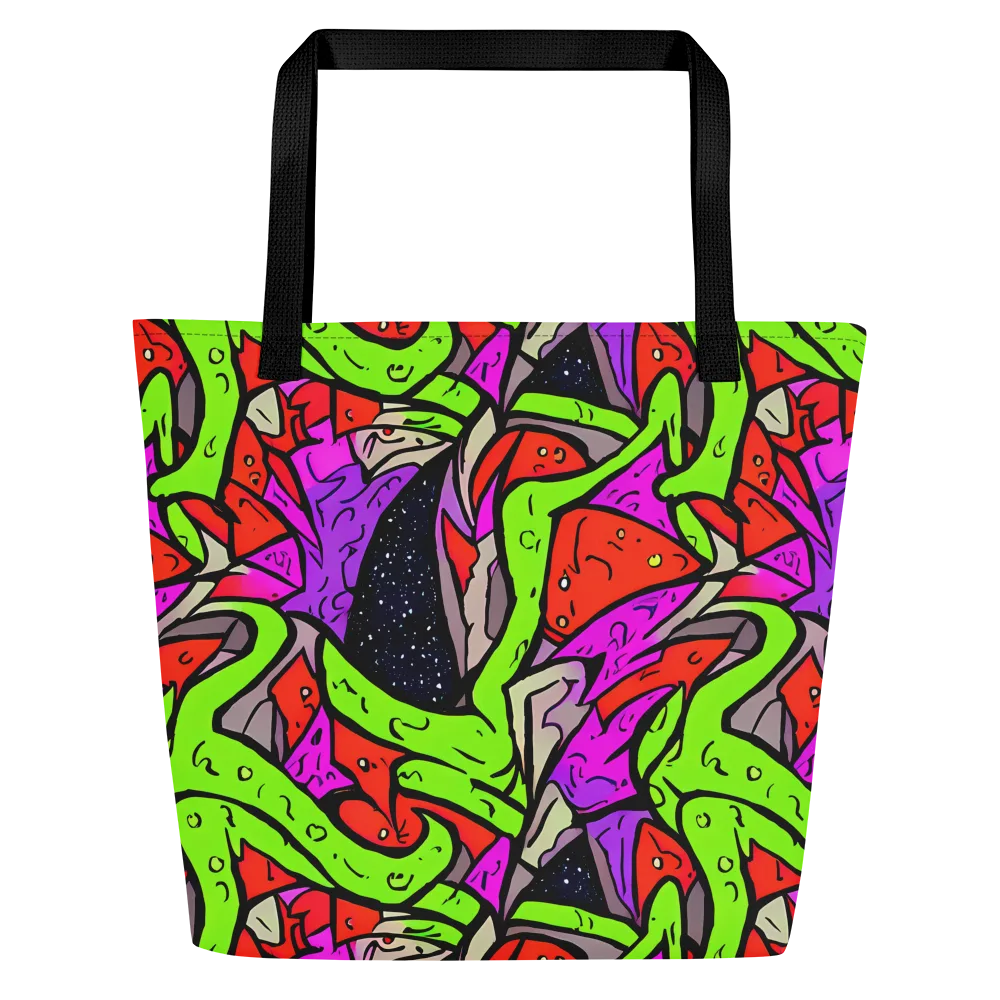 Luminous Depths on Large Tote Bag W/ Pocket — Front