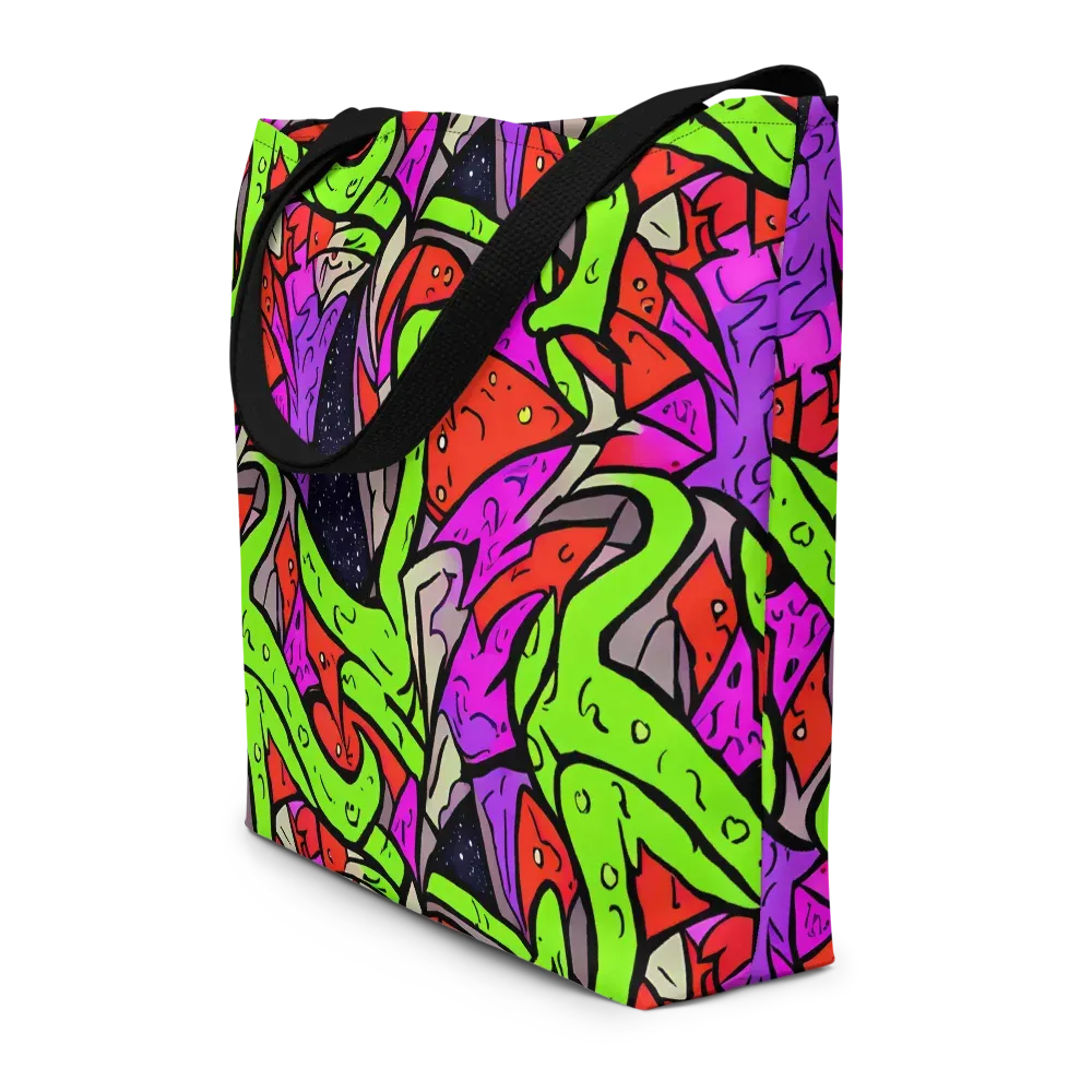 Luminous Depths on Large Tote Bag W/ Pocket — Front