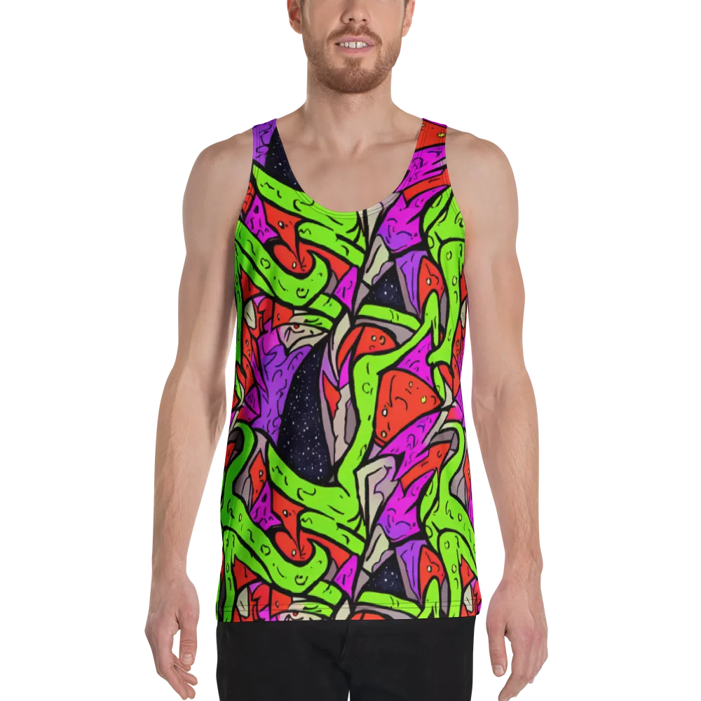 Luminous Depths on Men's Tank Top — Front