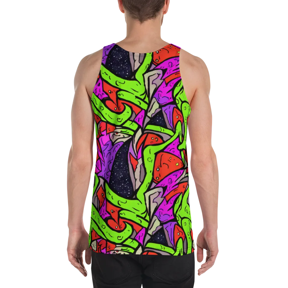 Luminous Depths on Men's Tank Top — Back