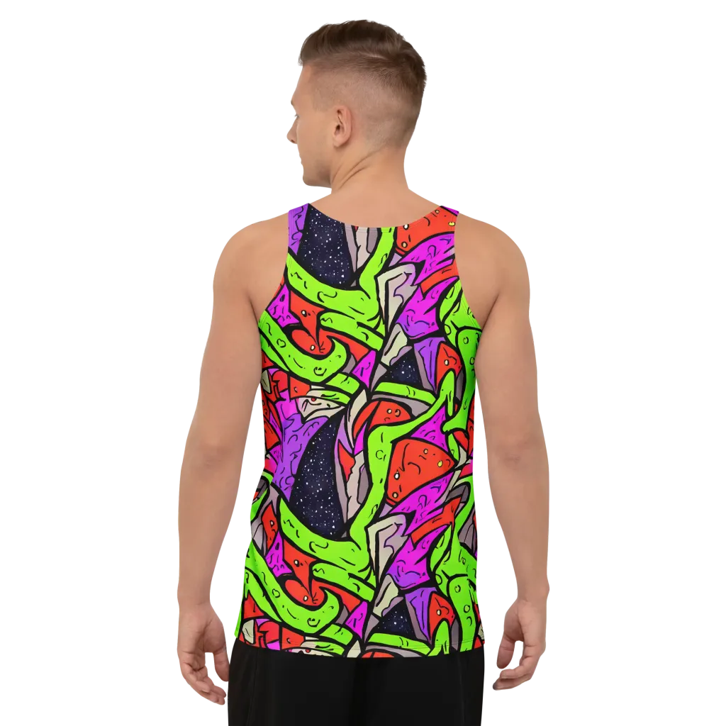 Luminous Depths on Men's Tank Top — Back