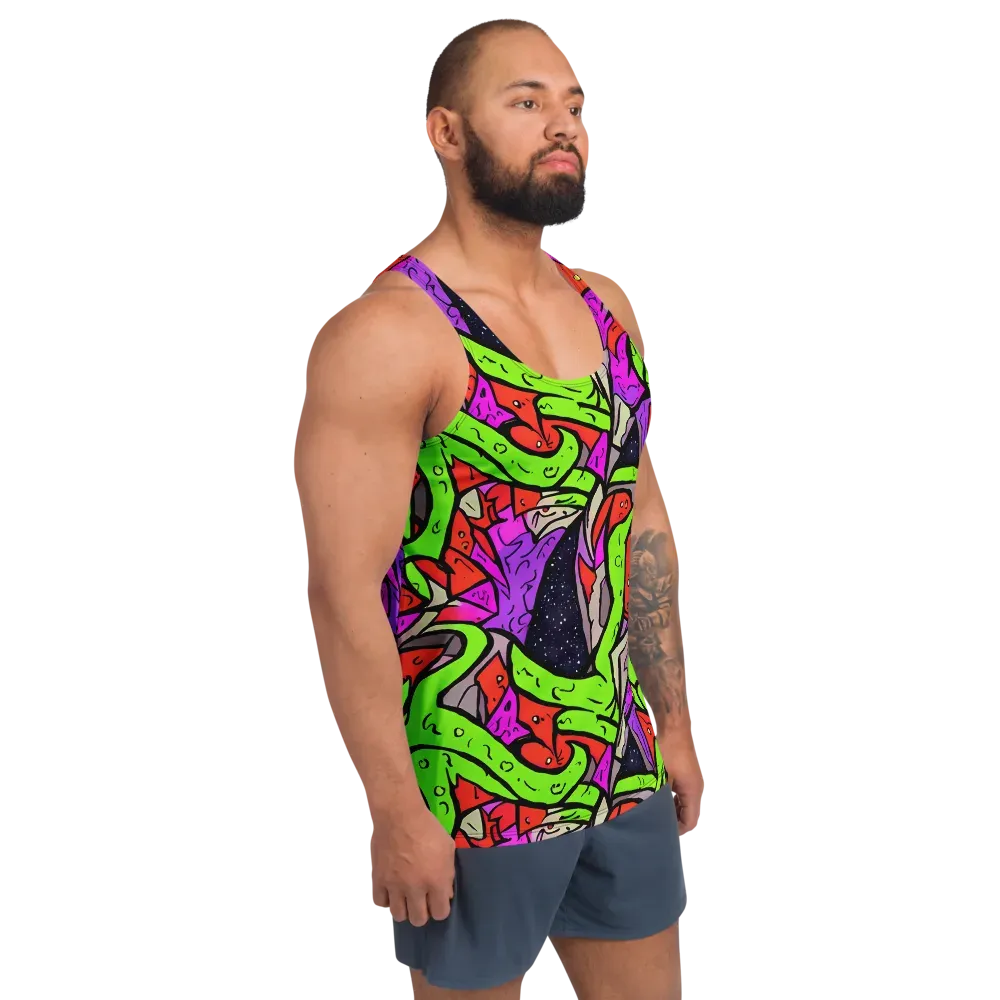 Luminous Depths on Men's Tank Top — Right Front