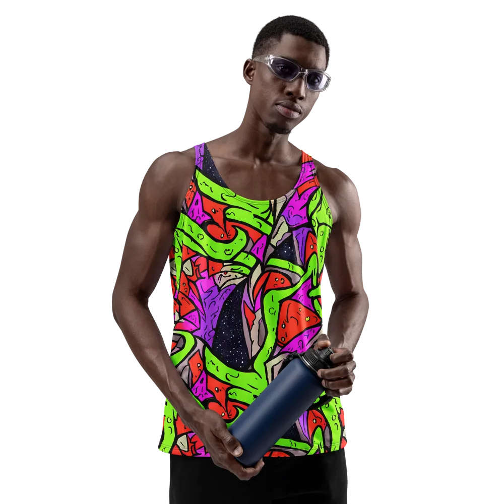 Luminous Depths on Men's Tank Top — Front