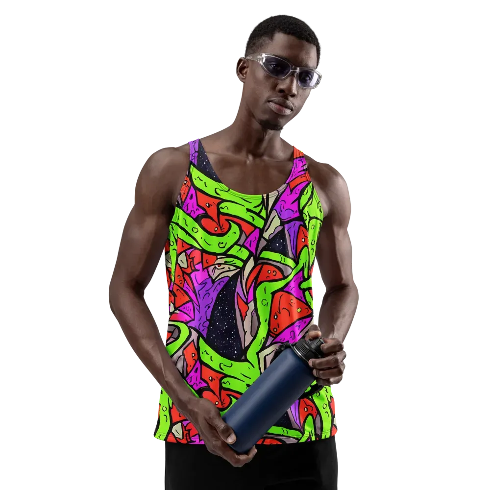 Luminous Depths on Men's Tank Top — Front