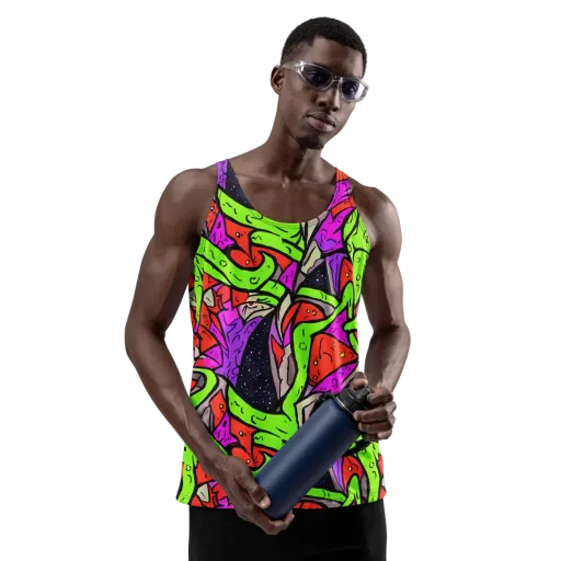 Luminous Depths on a Men's Tank Top