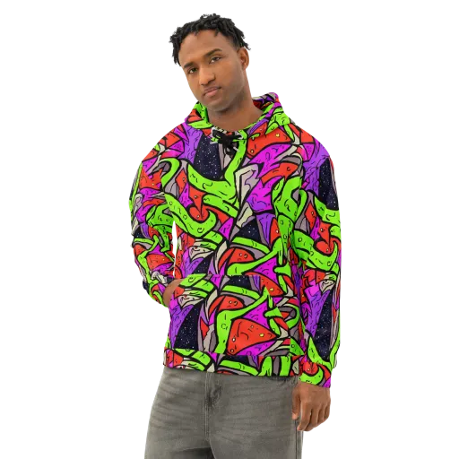 Luminous Depths on a Cotton Hoodie