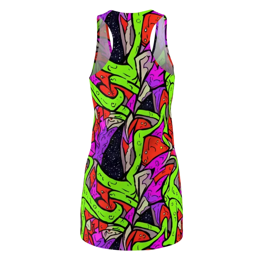 Luminous Depths on Racerback Dress — Back