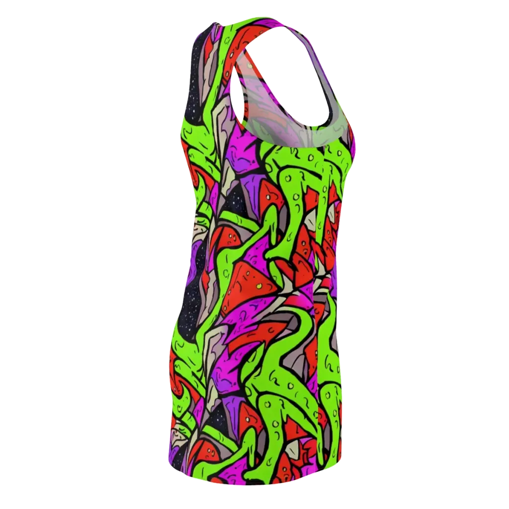 Luminous Depths on Racerback Dress — Back Side