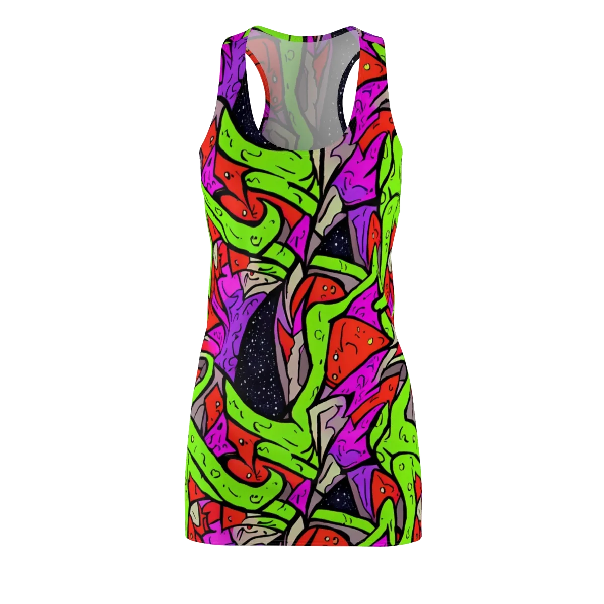 Luminous Depths on Racerback Dress — Front