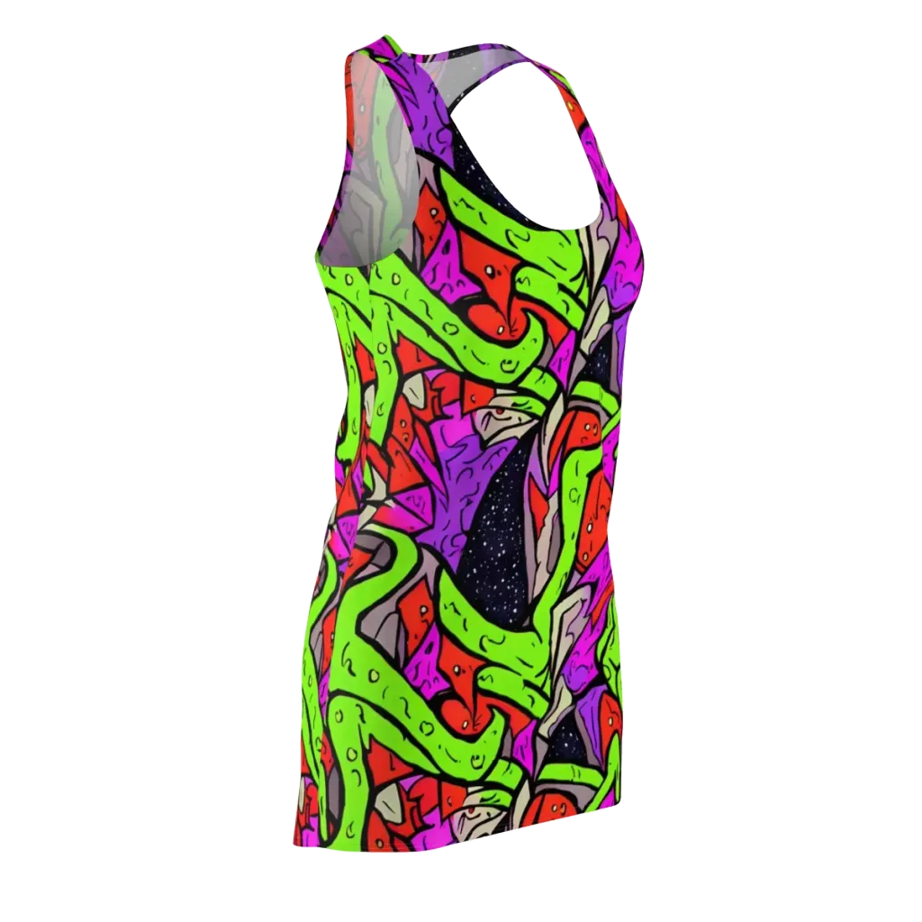 Luminous Depths on Racerback Dress — Front Side