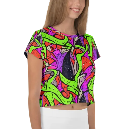 Luminous Depths on a Crop Tee