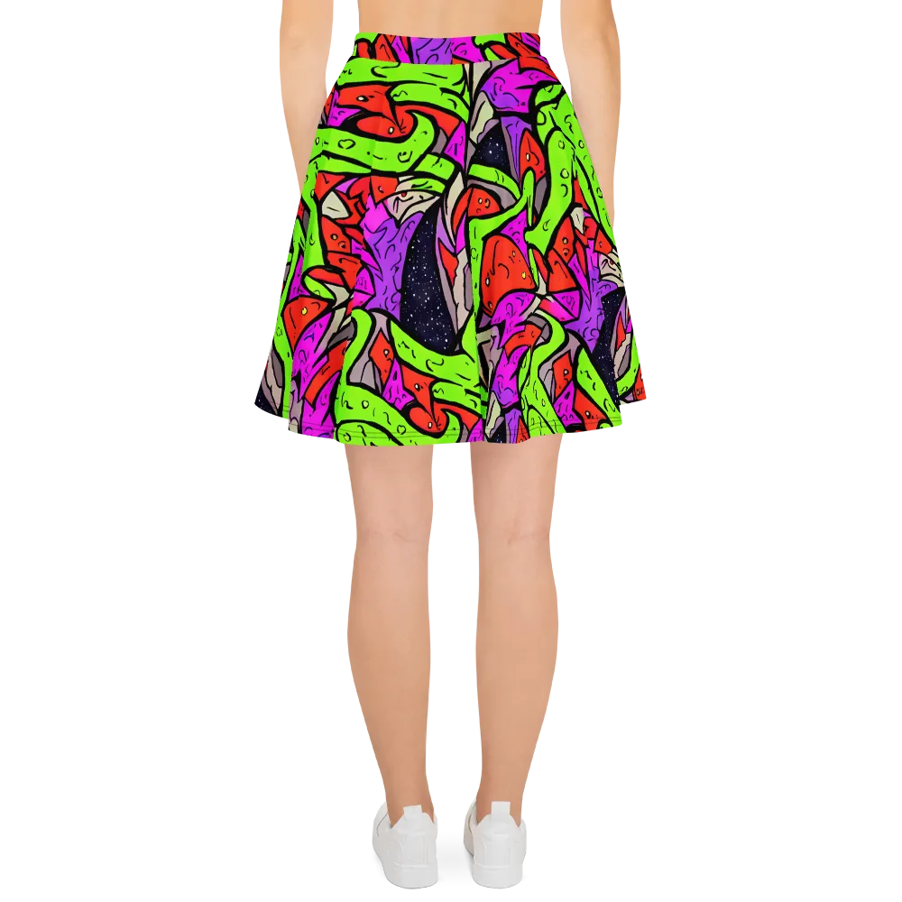 Luminous Depths on Skater Skirt — Back