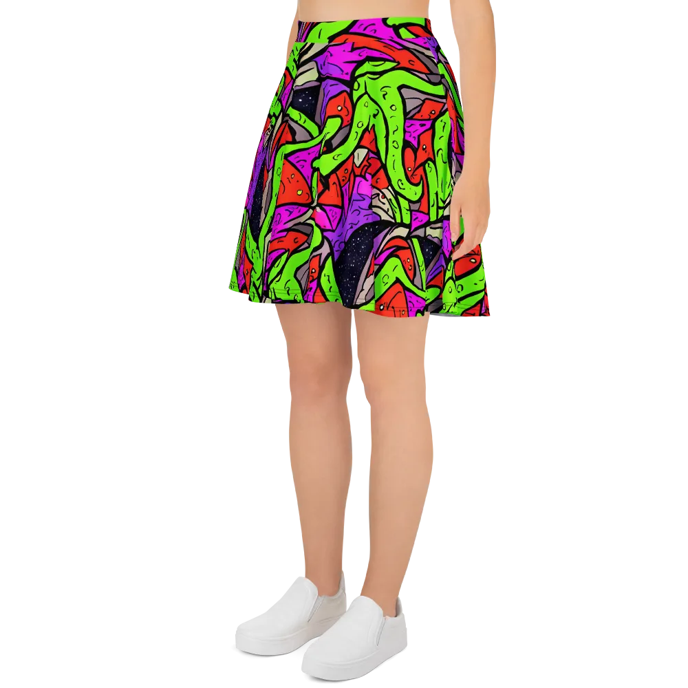 Luminous Depths on Skater Skirt — Left