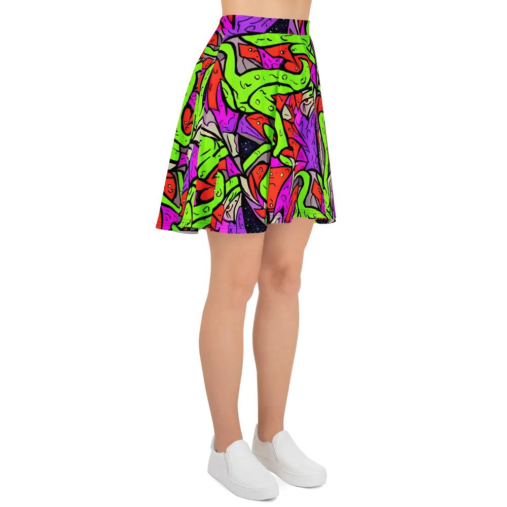 Luminous Depths on Skater Skirt — Right