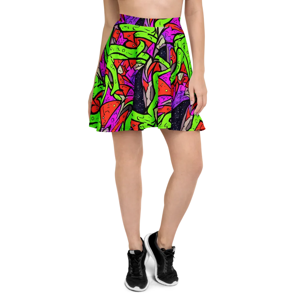 Luminous Depths on Skater Skirt — Front