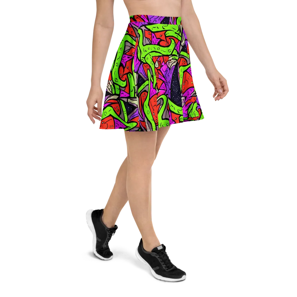 Luminous Depths on Skater Skirt — Right