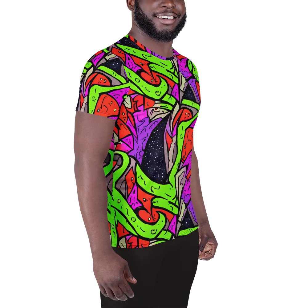 Luminous Depths on Men's Athletic T-Shirt — Right