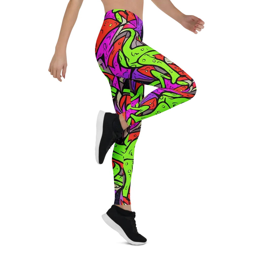 Luminous Depths on Leggings — Right