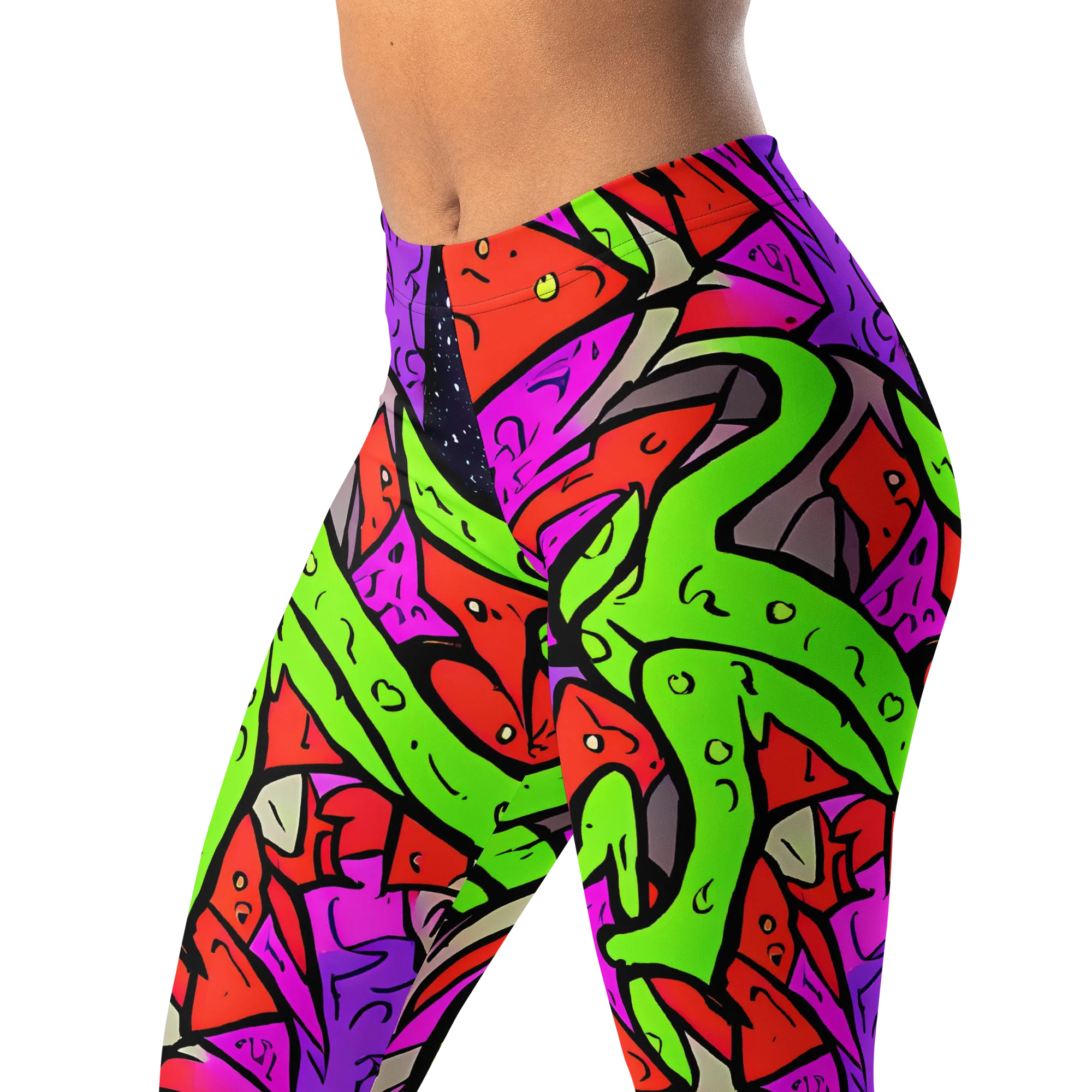 Luminous Depths on Leggings — Left Front