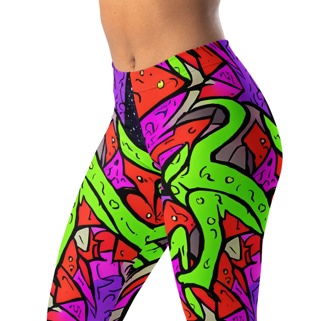 Luminous Depths on Leggings — Left Front