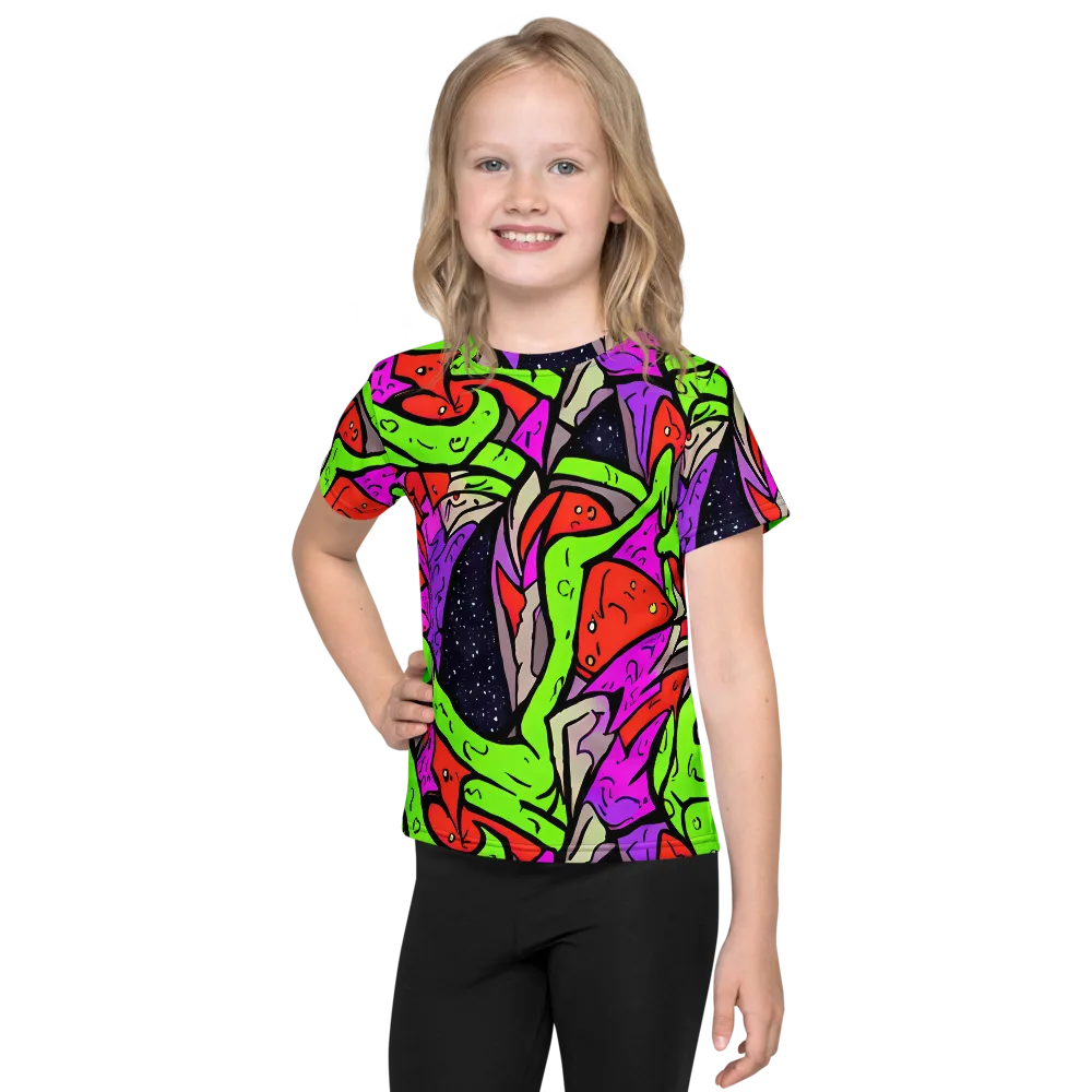 Luminous Depths on Kids Crew Neck T-Shirt — Front