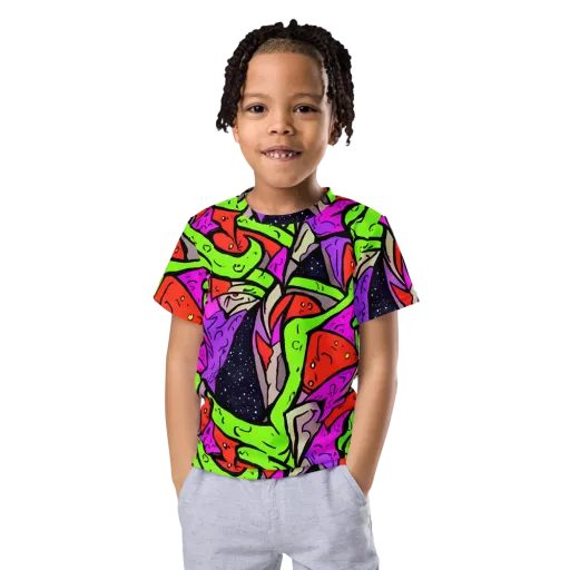 Luminous Depths on a Kids Crew Neck T-Shirt