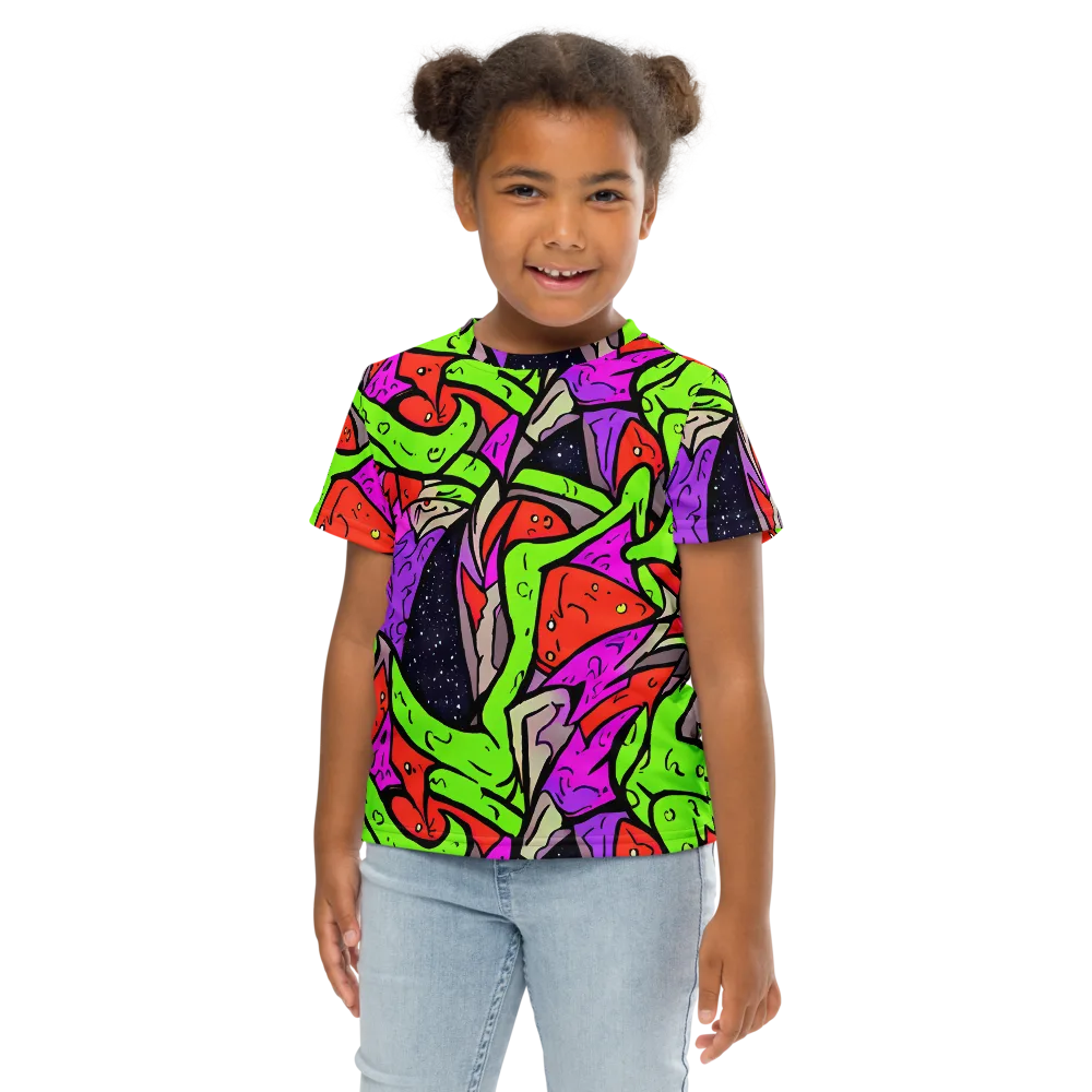 Luminous Depths on Kids Crew Neck T-Shirt — Front