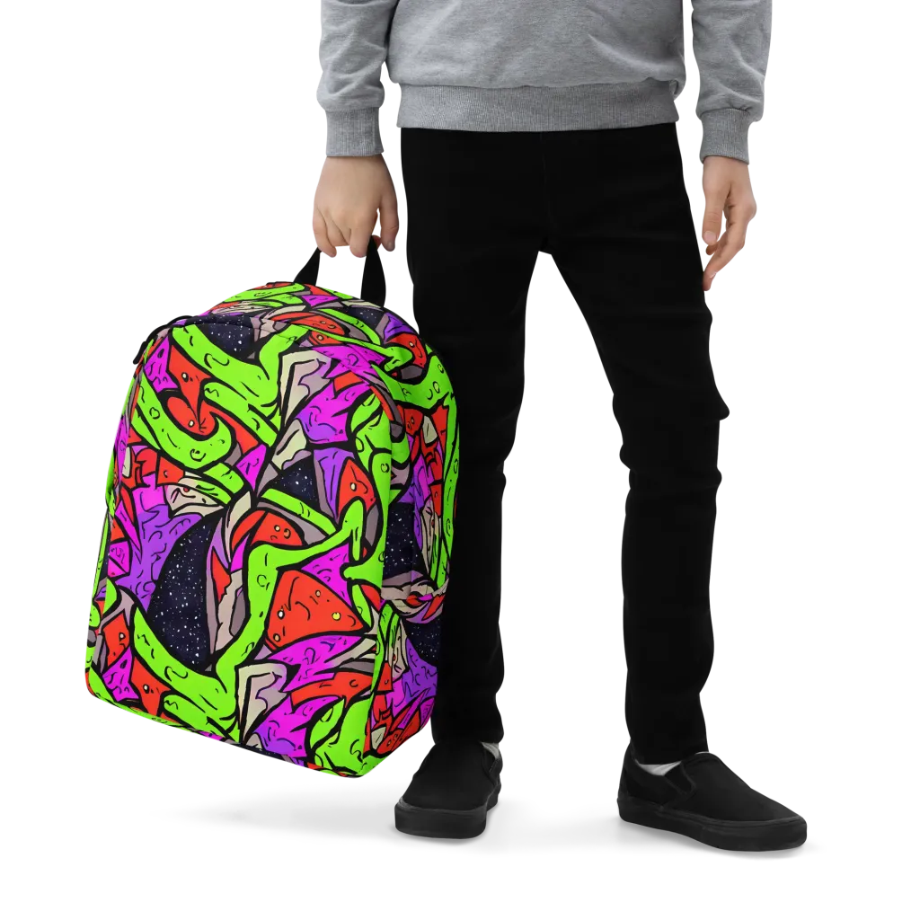 Luminous Depths on Minimalist Backpack — Zoomed-in