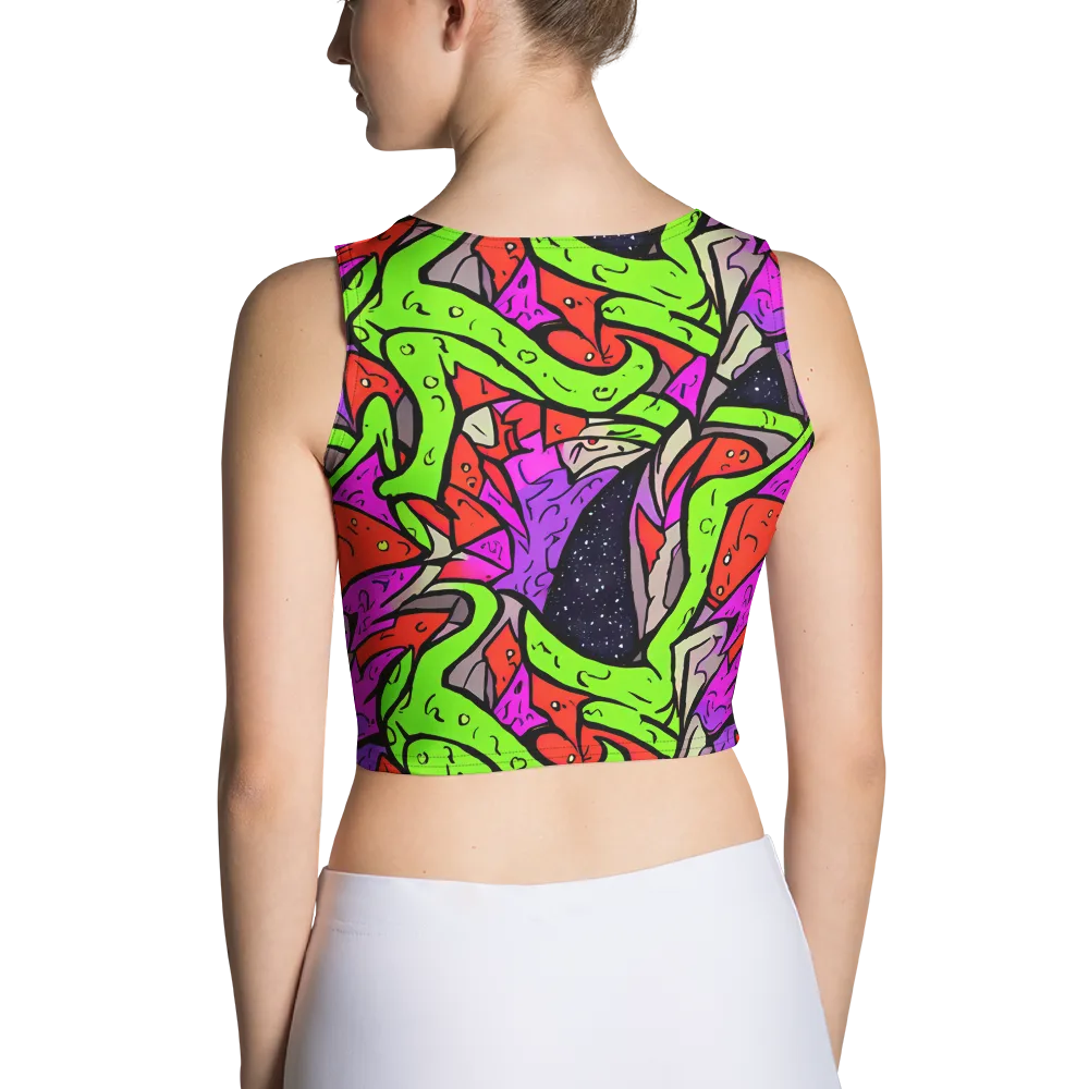 Luminous Depths on Crop Top — Back