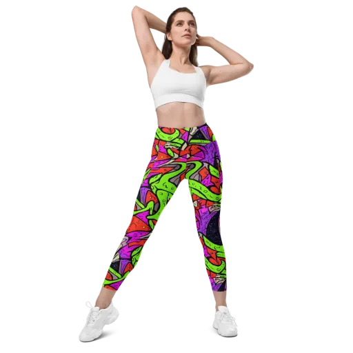 Luminous Depths on a Leggings with Pockets