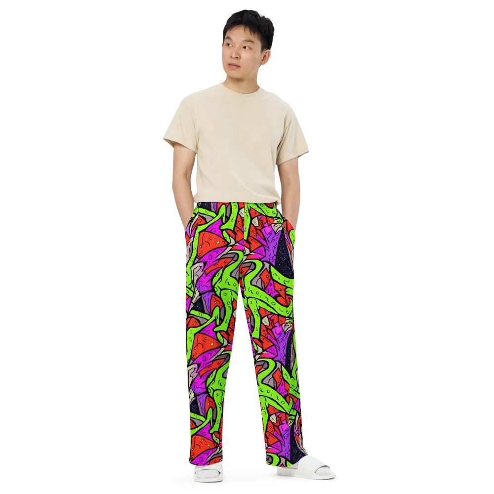 Luminous Depths on Wide-Leg Pants — Front