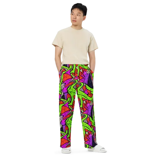 Luminous Depths on a Wide-Leg Pants