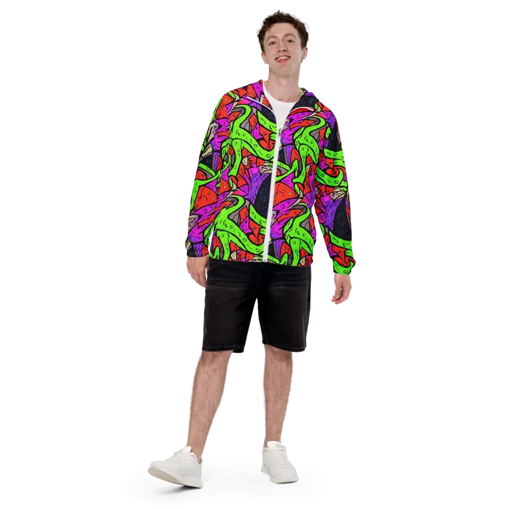 Luminous Depths on Men's Windbreaker — Front