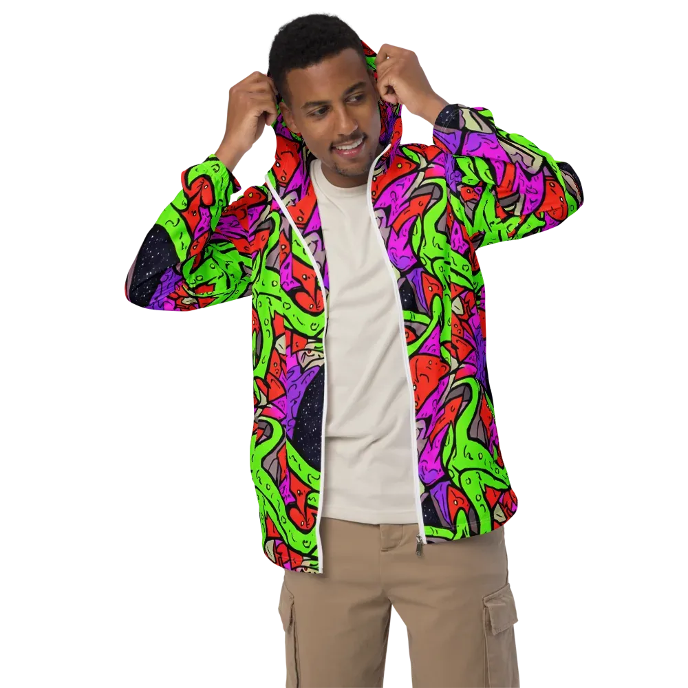 Luminous Depths on Men's Windbreaker — Front