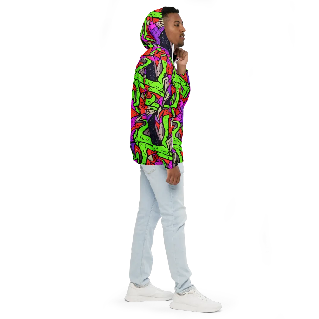 Luminous Depths on Men's Windbreaker — Right
