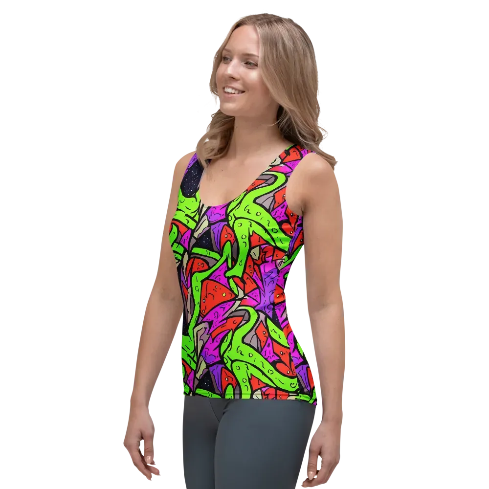 Luminous Depths on Women's Tank Top — Left Front